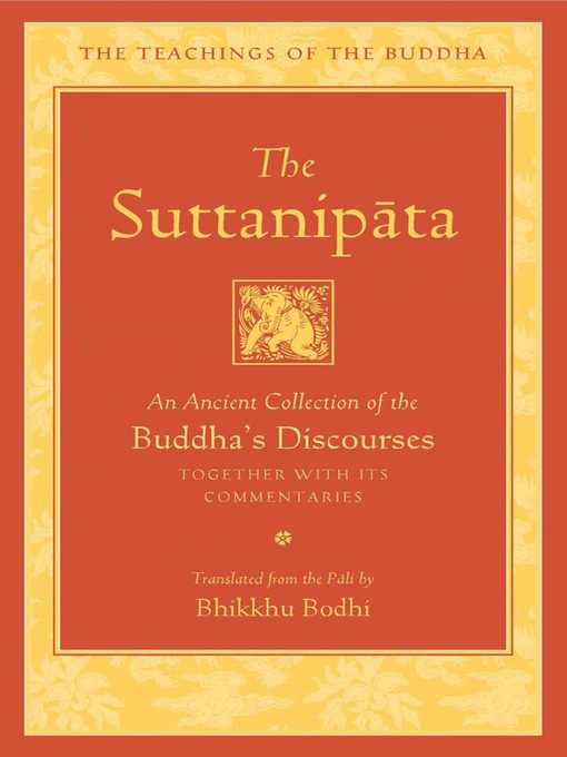 Title details for The Suttanipata by Bodhi - Available